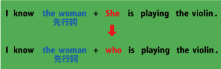 関係代名詞（who）の用法について