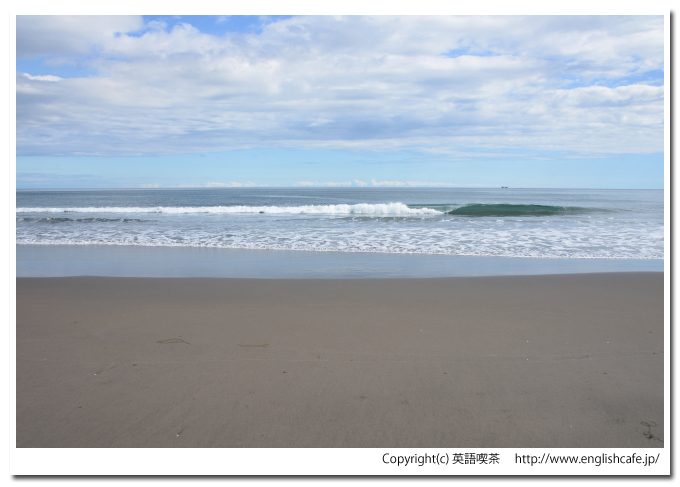 イタンキ浜、イタンキ浜から見る海の景色（北海道室蘭市）