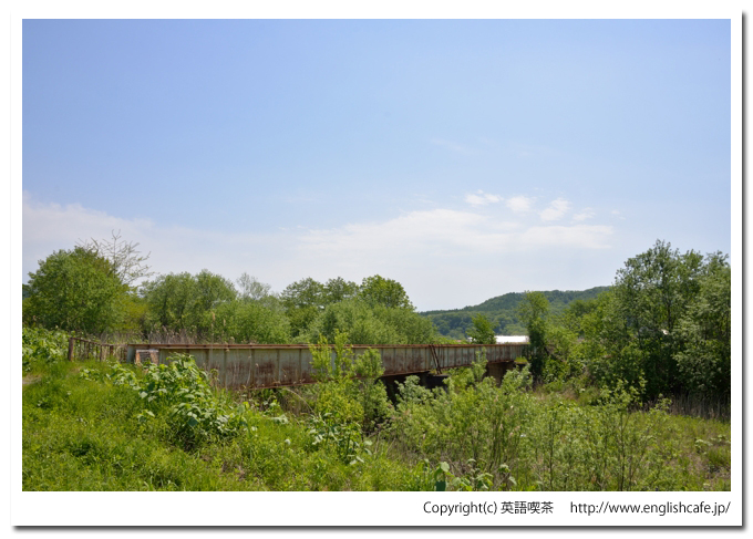 富内線跡（北海道沙流郡日高町）、かつての富内線橋梁