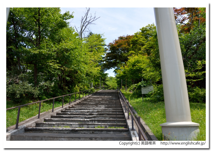 愛別神社、愛別神社の階段から（北海道上川郡愛別町）