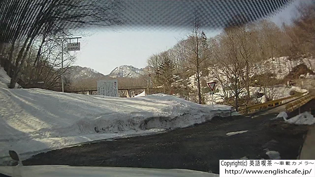相沼内ダムと林道（北海道八雲町）
