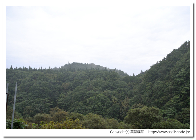 天ノ川駅、天ノ川駅の周辺の山々（北海道檜山郡上ノ国町）