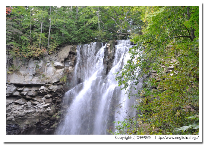 アシリベツの滝、右側の滝から（北海道札幌市）
