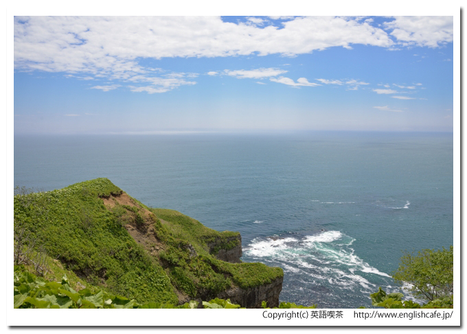 原生花園あやめヶ原、原生花園の先端と海岸（北海道厚岸郡厚岸町）