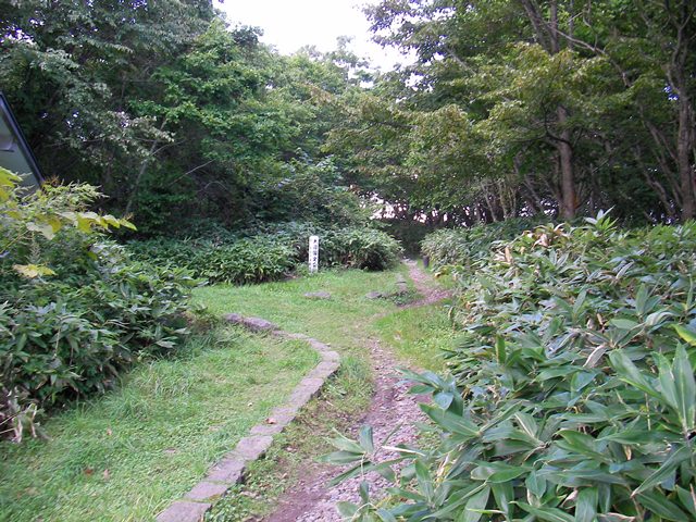 日暮山の展望台までの道（北海道七飯町）