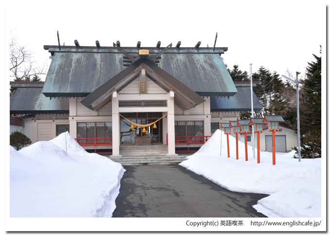 飯生神社、飯生神社の社殿（北海道山越郡長万部町）