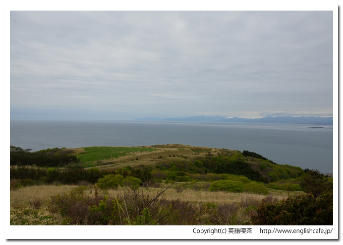 夷王山、視線を左へ（北海道檜山郡上ノ国町）