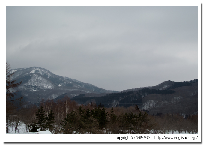 上磯ダムとダム湖（北海道北斗市）