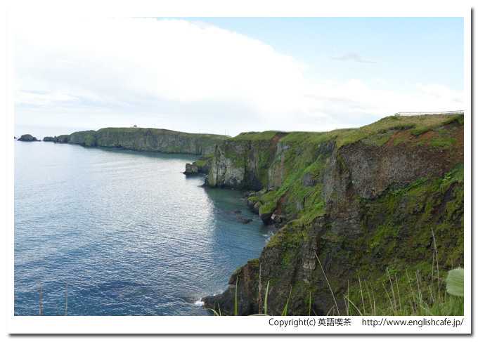 霧多布岬展望台、霧多布岬展望台から見る岬の風景（北海道厚岸郡浜中町）