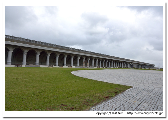 稚内港北防波堤ドーム、見る方向を変えて、ドームの全貌（北海道稚内市）
