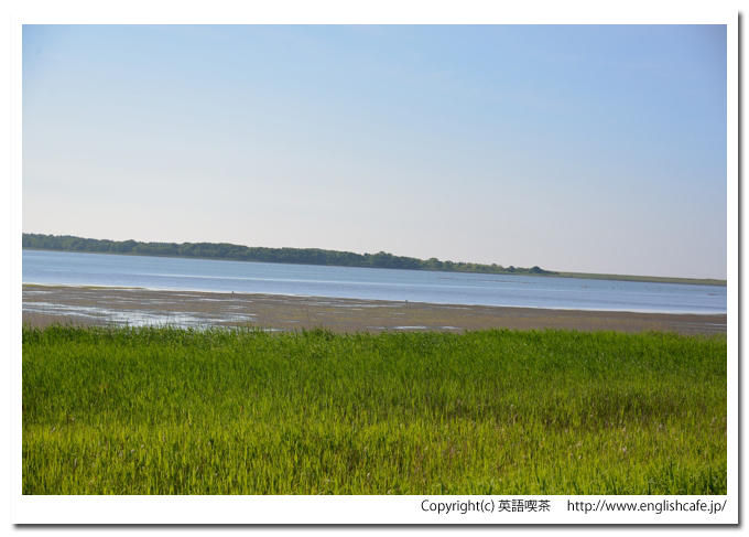 コムケ湖、コムケの湖面（北海道紋別市）