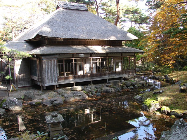旧岩船氏庭園（香雪園）、園亭（北海道函館市）