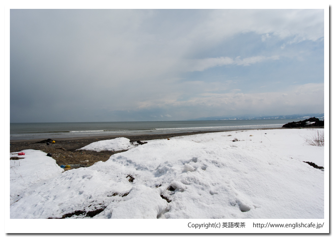 黒岩奇岩へ（北海道八雲町）
