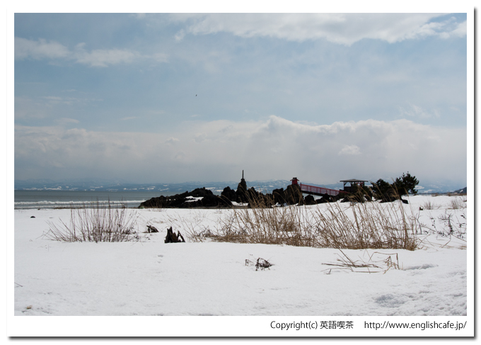 黒岩奇岩へ（北海道八雲町）
