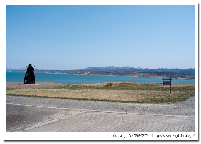窓岩へ、道の駅もんじゅから（北海道檜山郡上ノ国町）