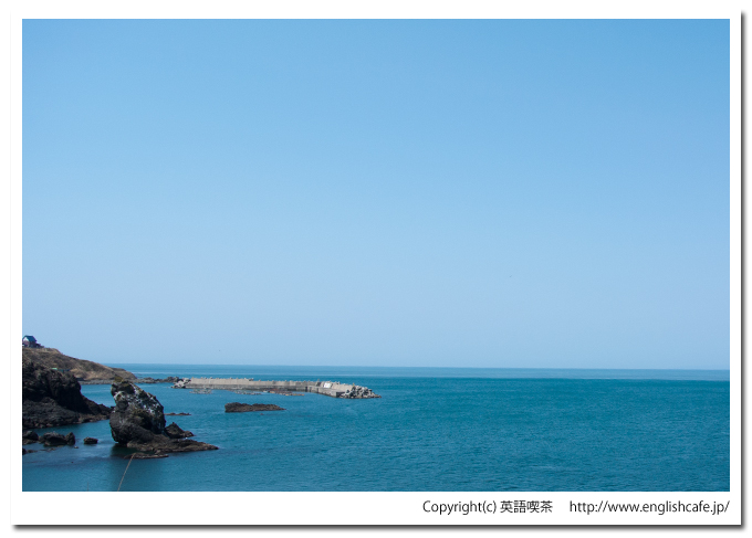 左の海へ（北海道檜山郡上ノ国町）