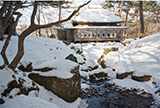 香雪園の冬景色（北海道函館市）