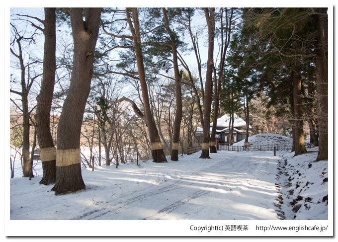 冬の見晴公園（北海道函館市）