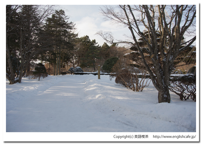 冬の見晴公園（北海道函館市）