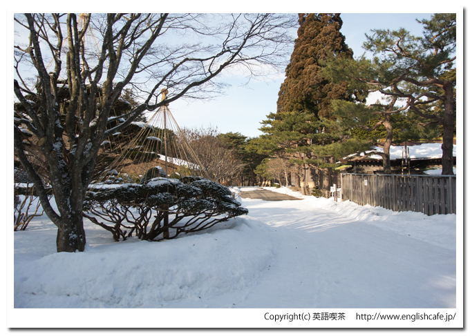 冬の見晴公園（北海道函館市）