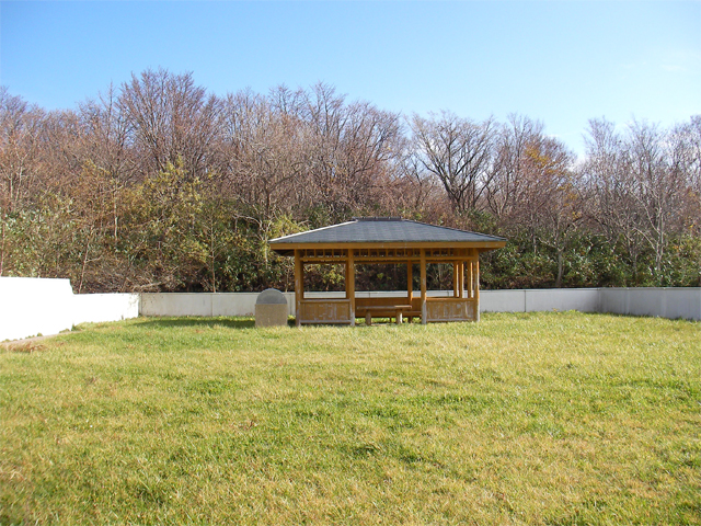 茂津多岬灯台の休憩所（北海道島牧郡島牧村）