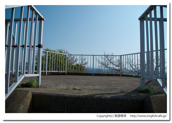武井の島展望台の上へ（北海道函館市）