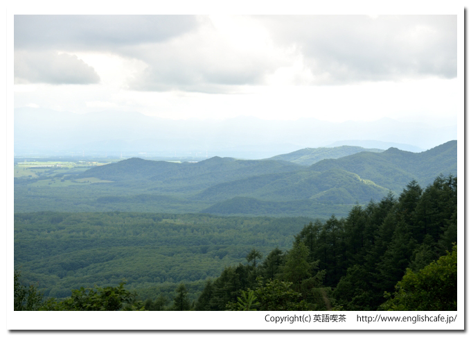 扇ヶ原展望台、扇ヶ原展望台から望む遠見の風景（北海道河東郡鹿追町）