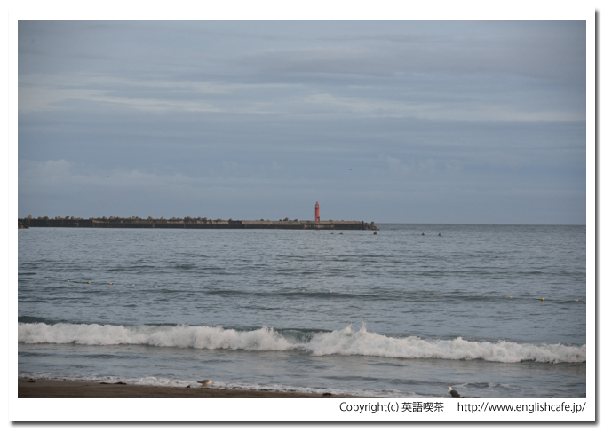 親子岩、親子岩のある海岸（北海道様似町）