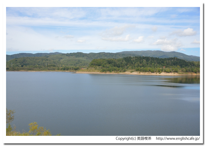 ピリカダム（２０１３秋の魚道）、ピリカダムのダム湖（北海道今金町）