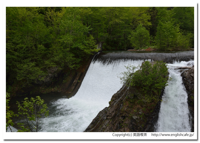 ぴょうたんの滝、ぴょうたんの滝の左側（北海道中札内村）