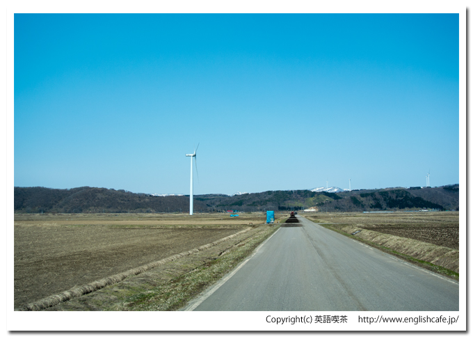 逆川ダムへ（北海道檜山郡江差町）