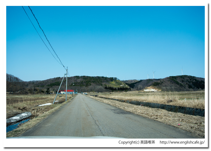 逆川ダムへ（北海道檜山郡江差町）
