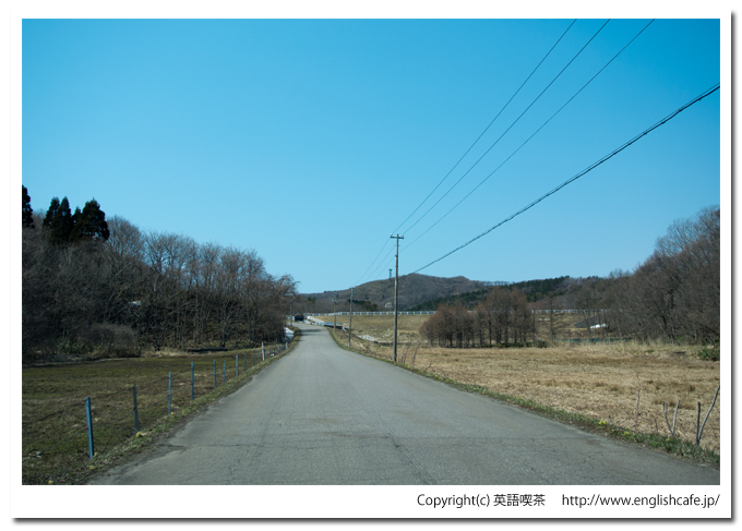 逆川ダムへ（北海道檜山郡江差町）