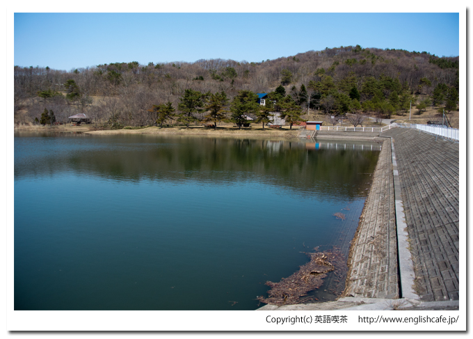 逆川ダムへ（北海道檜山郡江差町）
