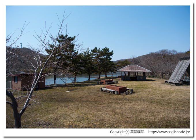 逆川ダムの森林公園（北海道檜山郡江差町）