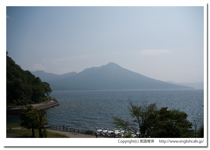 山線鉄橋、支笏湖の眺望から（北海道千歳市）