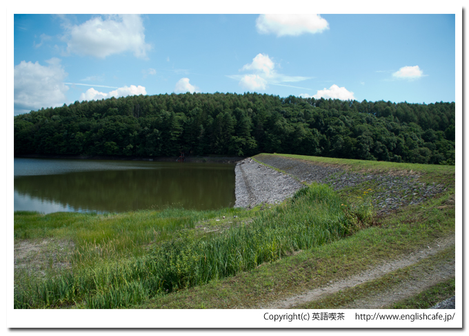 聖台ダム、ダムの提体（北海道美瑛町）