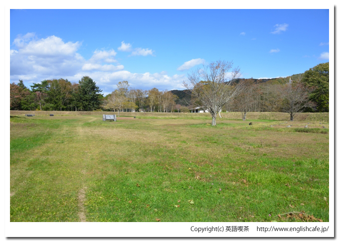 仙台藩陣屋跡、内外曲輪の様子（北海道白老郡白老町）