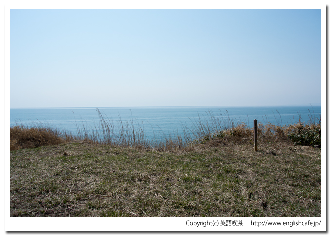 鮪の岬の上から（北海道乙部町）