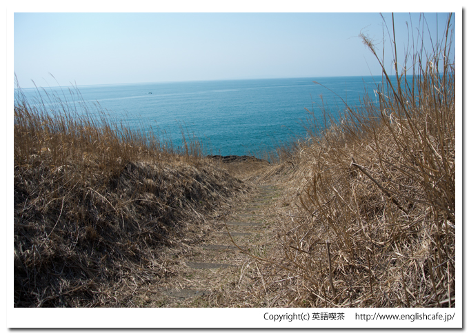 鮪の岬の上から（北海道乙部町）