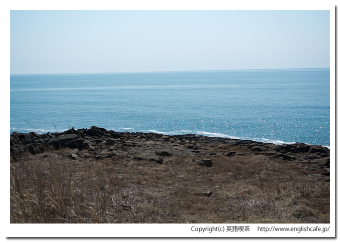 鮪の岬の上から（北海道乙部町）