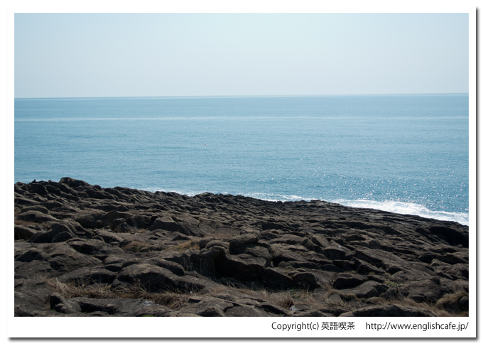 鮪の岬の上から（北海道乙部町）