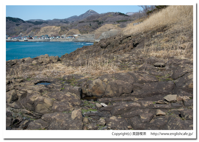 鮪の岬の上から（北海道乙部町）
