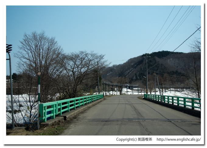 神明駅へ（北海道檜山郡上ノ国町）