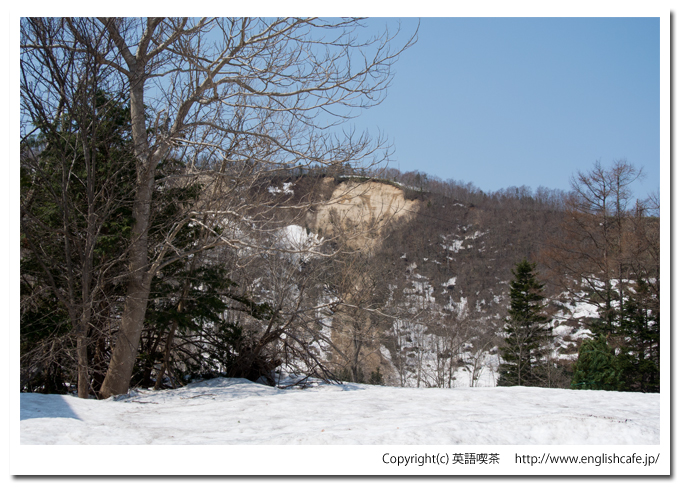 神明駅の前から（北海道檜山郡上ノ国町）