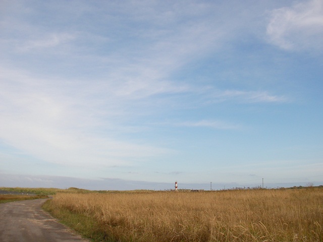 砂崎海岸と砂崎灯台への道（北海道茅部郡森町砂原）