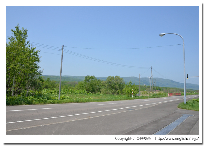 旧寿都鉄道、湯別駅跡周辺の風景（旧寿都鉄道）（北海道寿都郡黒松内町～寿都町）