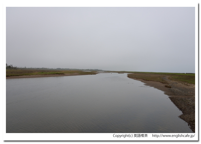 春国岱、春国岱木道の橋の上から（北海道根室市）