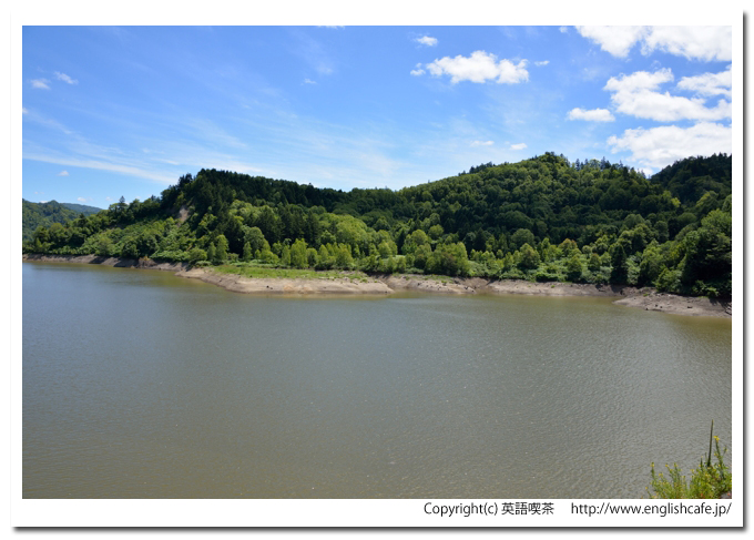 苫前ダム、苫前ダムのダム湖（北海道苫前郡苫前町）