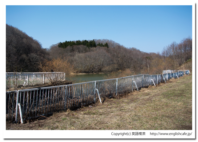 うぐい川ダムのダム湖（北海道檜山郡江差町）